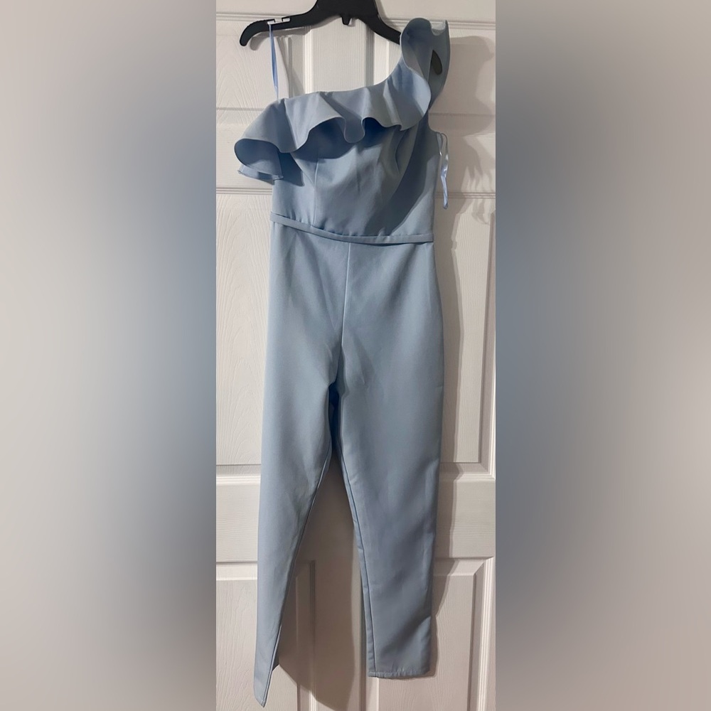 MAC DUGGAL 49031I JUMPSUIT baby blue